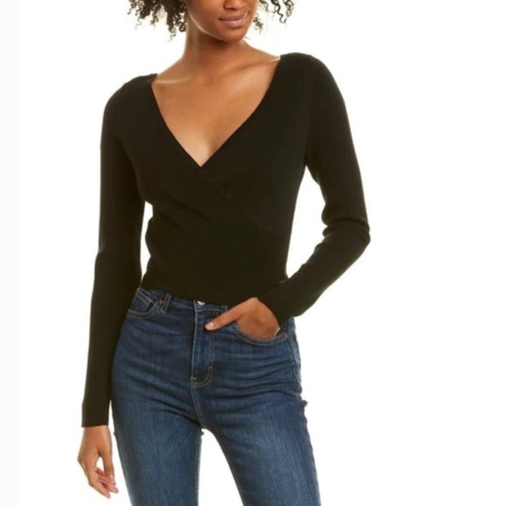 525 America BRAND NEW WITH TAGS Long sleeve wrap top